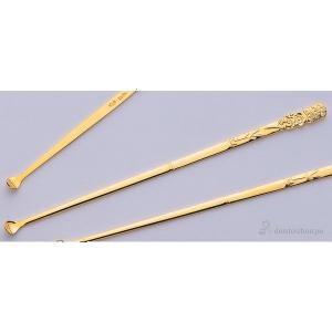 K18 耳かき 無地大 ( 匠 高級 耳掻き お土産 ブランド 東京銀器（金