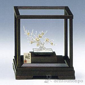 純金 盆栽 梅 A 3号・100g ( 光則（金工芸） 木札名入れ有料 高級