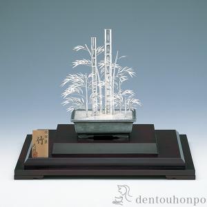銀製 盆栽 竹 12号・300g ( 光則(銀工...の商品画像