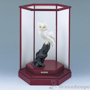 銀製 シマフクロウ C 130g ( 木札名入れ...の商品画像