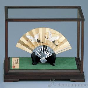 銀製 扇子 鶴 E 6.0号・51g ( 光則（銀工芸） 木札名入れ有料 高級 コレクション 美術品 工芸品 伝統 東京銀器（銀工芸） 周年 創立 上場 竣工 開店 )