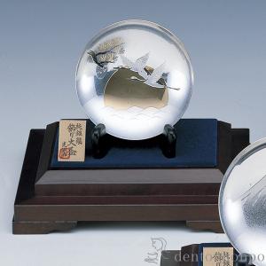 純銀 飾り大盃 日の出鶴 A 5.0号・210g ( 光則（銀工芸） 木札名入れ