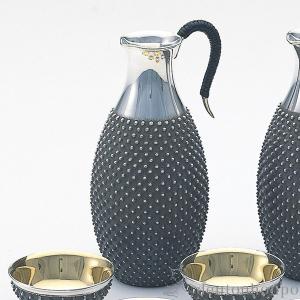 銀製 酒器揃 霰 2×5 A ( 酒器 日本酒...の詳細画像1