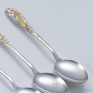 銀製カトラリー「松・竹・梅」三種類スプーンセット : 銀食器・銀製器