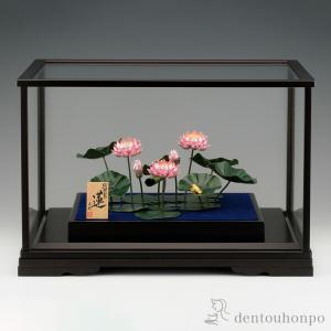 銀製 蓮 純金かえる付（3g） A 銀320g ( 高級 コレクション 美術品 工芸品 伝統 東京銀器（金工芸） 周年 創立 上場 竣工 開店 事務所移転 開業 )