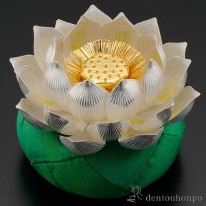 純銀 蓮飾り 白 3.0号・60g ( 高級 コ...の商品画像