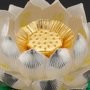 純銀 蓮飾り 白 3.0号・60g ( 高級 ...の詳細画像1