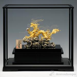 純金 瑞雲昇龍 D 55g ( 光則（金工芸） 木札名入れ有料 高級