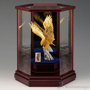 純金 王鷲 C 140g ( 木札名入れ有料 高級 コレクション 美術品 工芸品 伝統 東京銀器（金工芸） 周年 創立 上場 竣工 開店 事務所移転 開業 )