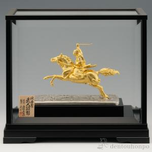 純金 武人躍動 70g ( 木札名入れ有料 高...の詳細画像1