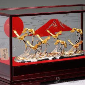 純金 瑞兆飛翔 彩色 320g ( 木札名入れ...の詳細画像1
