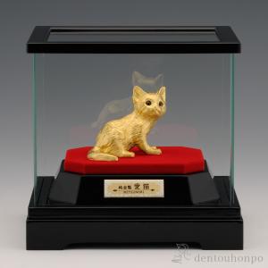 純金 白鷹 D 200g ( 光則（金工芸） 木札名入れ有料 高級 コレクション