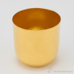 純金 ぐい 鎚目 100g ( 木札名入れ有料 高級 コレクション 美術品 工芸品 伝統 東京銀器（金工芸） 周年 創立 上場 竣工 開店 事務所移転 開業 プレゼント )