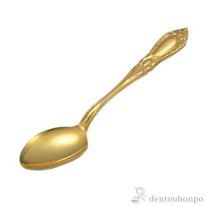純金 スプーン キングリチャード 30g 1本 ( 高級 コレクション 美術品 工芸品 伝統 東京銀器（金工芸） 周年 創立 上場 竣工 開店 事務所移転 )