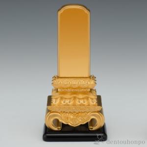 純金 位牌 上等猫丸型 A 370g 3.5号 ( 木札名入れ有料 お寺 仏壇 ブランド おすすめ 人気 東京銀器（金工芸） プレゼント お祝い お返し お礼 令和 海外 )