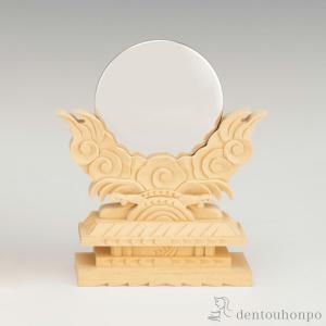 純プラチナ 御神鏡 2.5号 110g ( 木札名入れ有料 神社 神道 ブランド おすすめ 人気 東京銀器（金工芸） プレゼント お祝い お返し お礼 令和 海外 日本 )