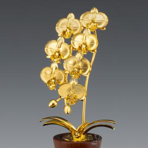 純金 胡蝶蘭 花七輪 A 105g ( 高級 ...の詳細画像2