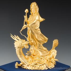 純金 龍上観音 純金170g ( 仏壇 寺院 ...の詳細画像3
