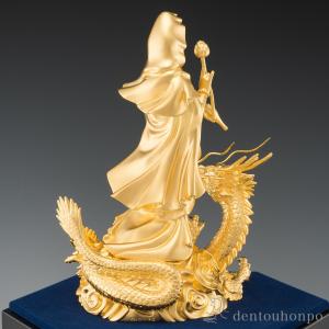 純金 龍上観音 純金170g ( 仏壇 寺院 ...の詳細画像4