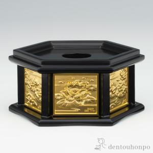 純金 飾り付りん台 蓮 純金27g おりん2.5寸用 ( お寺 仏壇 ブランド おすすめ 人気 東京銀器（金工芸） プレゼント お祝い お返し お礼 令和 海外 日本 男性 )