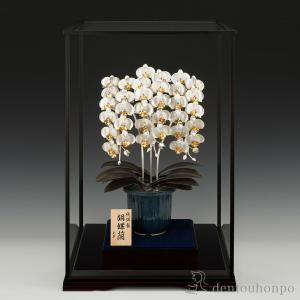 銀製 胡蝶蘭 3本立 A・1470g ( 木札名入れ有料 高級 コレクション 美術品 工芸品 伝統 東京銀器（銀工芸） 周年 創立 上場 竣工 開店 事務所移転 開業 )