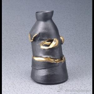高岡銅器 銅製花瓶 鳳祥 鳳凰 12号 美術工芸品 記念品 花活 : 日本もの