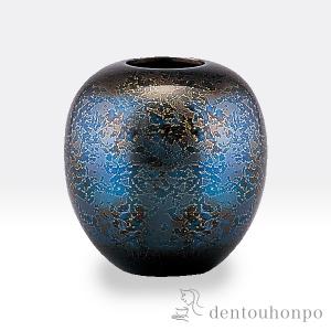 銅製花瓶 宴 茶メッキ ( 木札名入れ有料 花瓶 フラワーベース 花器