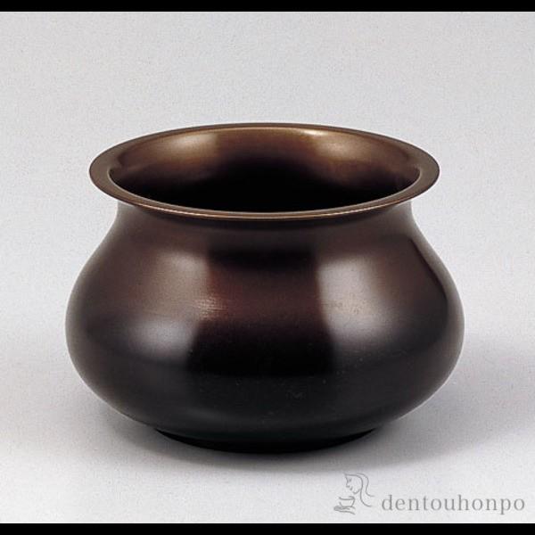 銅製 建水 茶巾形 中 ( 退職祝い 定年 茶器 抹茶 湯沸かし 茶室 人気 高岡銅器 結婚 出産 ...