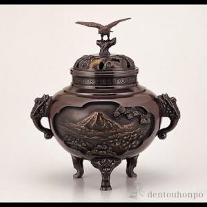 銅製 プチ香 地蔵 お香付き ( お香 線香 リラックス 仏具 人気 高岡