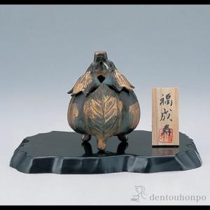 高岡銅器 香炉【三茄子】伝統美術工芸品 : タクミライフ - 通販