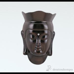 般若面 鉄製 黒 ( 木札名入れ有料 おめん 御面 お土産 人気 おすすめ