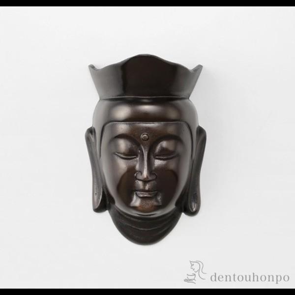 広隆寺 鉄製 小 ( 木札名入れ有料 退職祝い 定年 おめん 御面 お土産 人気 おすすめ 高岡銅器...