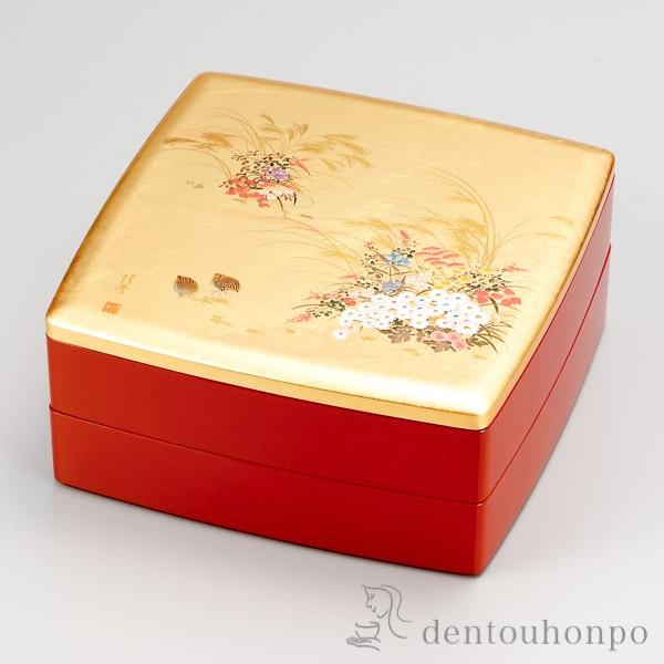 胴張オードブル みやび 中子付 ( 退職祝い 定年 おせち 運動会 漆塗り お祝い 女性 山中漆器 ...