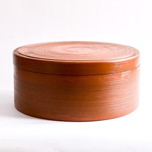茶櫃 朱乾漆 ( 茶びつ 茶道具 お茶 入れ物 おすすめ 山中漆器 結婚