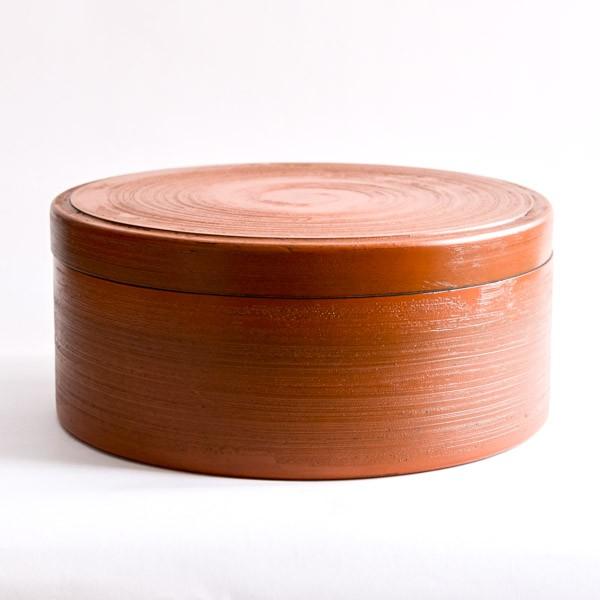 茶櫃 刷毛錆 根来 11号 ( 退職祝い 定年 茶びつ 茶道具 お茶 入れ物 おすすめ 山中漆器 結...