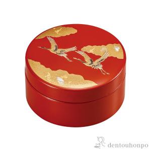 角宝石箱 吉祥鶴 黒 オルゴール付 ( 初任給 プレゼント 母の日