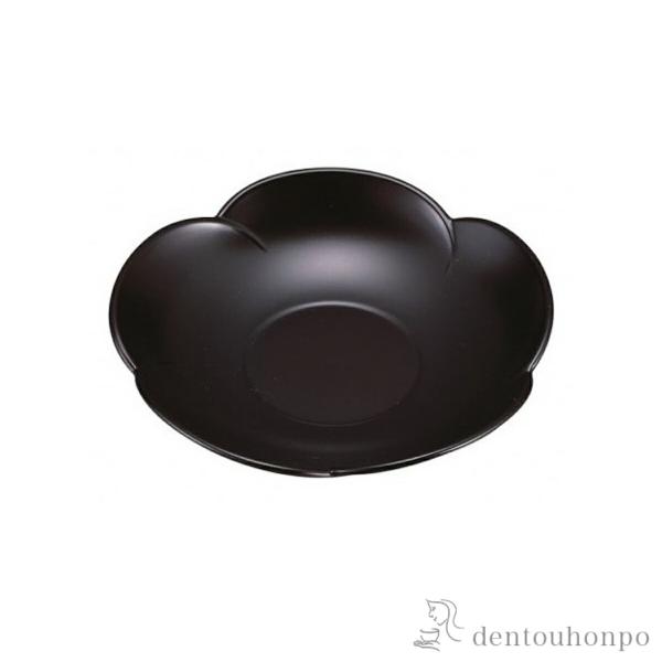 加賀梅 茶托 溜 5個セット ( 茶たく 湯のみ 湯呑み 日本茶 おすすめ 山中漆器 結婚 出産 内...