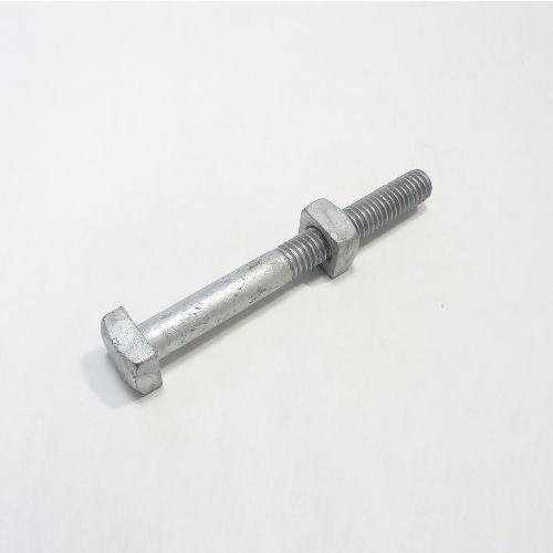 ボルト 4分×120mm ナット付 溶融亜鉛メッキ 4-120BN