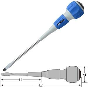 JAPPY 叩いて使える 貫通電工ドライバー マイナス JTD-615M