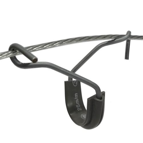 日動電工 U型ケーブルハンガー U型 80mm HU80 (5個)