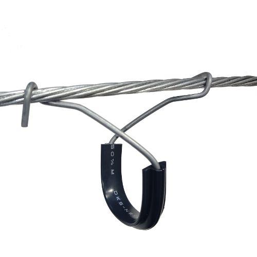 電研社 U型ケーブルハンガー 80mm HNG-80 (5個)