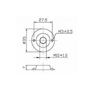 青山電陶 E26ソケット取付金具 K26-03の詳細画像1