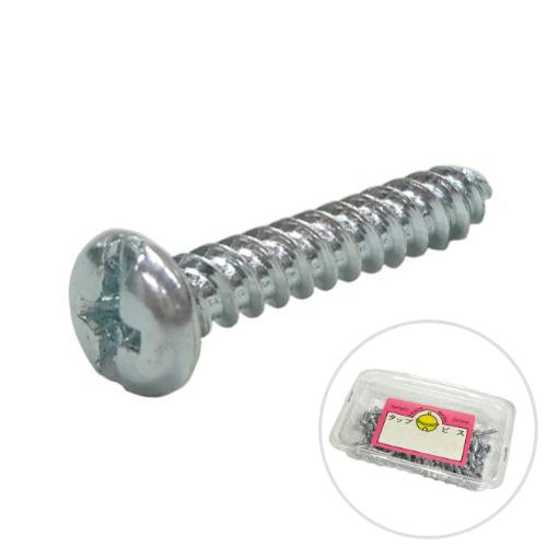 マルヨシ鋲螺 タッピングビス パック詰 ナベ φ4×38mm 50本入 ×5パック
