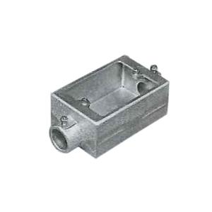 外山電気 ねじなしTC露出スイッチボックス 厚鋼用HDZ TCS12Z22 鋳鉄製