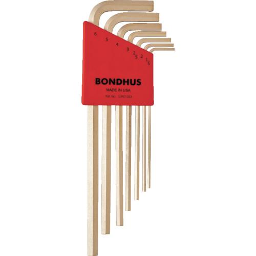 BONDHUS ボンダス 六角L-レンチ ロング ゴールド セット7本組（1．5-6mm） HLX7...
