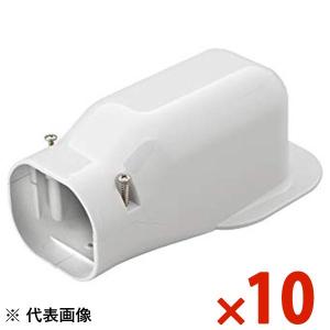 因幡電工 INABA スリムダクトLD ジョイント ホワイト 10個セット LDJ