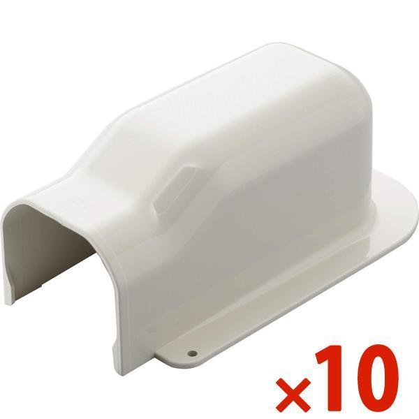 INABA 因幡電工 スリムダクトLD ウォールコーナー 後付用 アイボリー 10個セット LDWA...