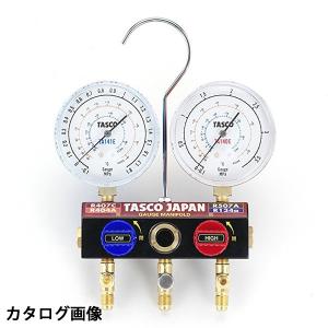 イチネンTASCO TASCO イチネンタスコ R134a ゲージマニホールド TA126