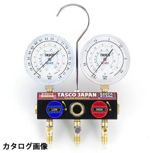 イチネンTASCO TASCO イチネンタスコ R134a ゲージマニホールド TA126