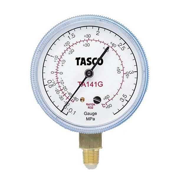 TASCO イチネンタスコ R410A R32高精度圧力計 低圧側 TA141G